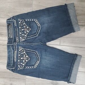 LA Idol jean shorts